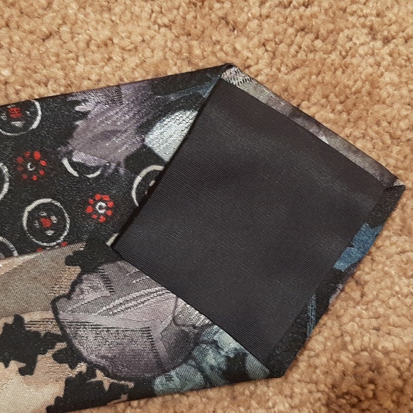 Johnny Carson Vintage Retro Mixed-Print Tie - Picture 6 of 6